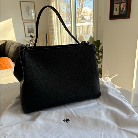 Ela Handbags - Ela “Lady Bag” Black Handbag